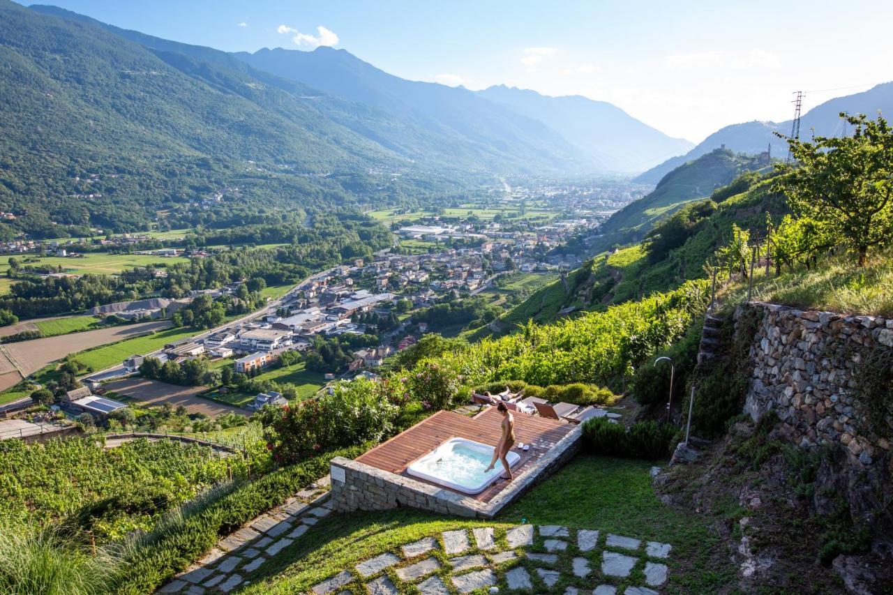 Wine Hotel Retici Balzi Poggiridenti Екстер'єр фото