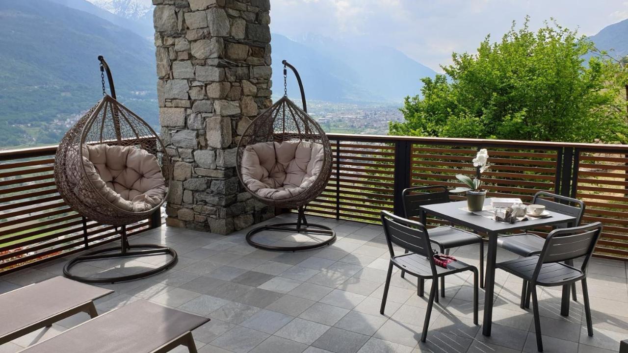 Wine Hotel Retici Balzi Poggiridenti Екстер'єр фото